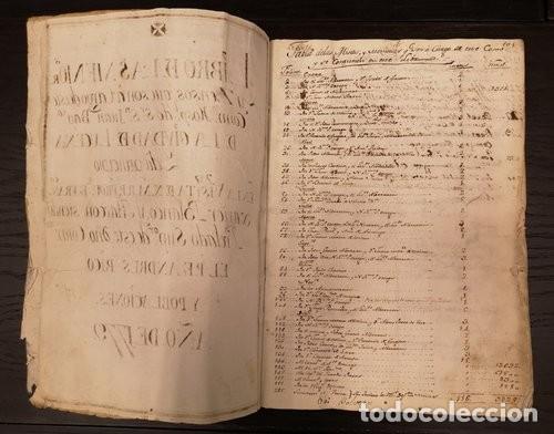 Libros antiguos: Documento A&ntilde;o 1779. Libro Memorias - Foto 3