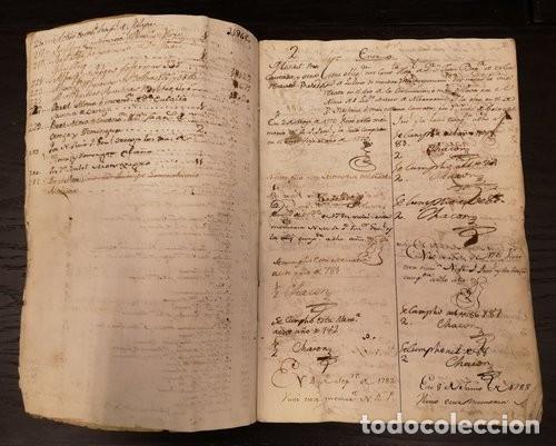 Libros antiguos: Documento A&ntilde;o 1779. Libro Memorias - Foto 4