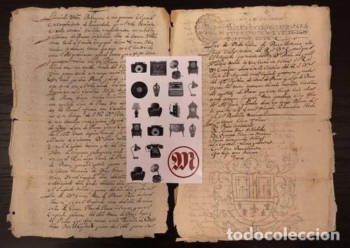 Libros antiguos: Documento A&ntilde;o 1779. Libro Memorias - Foto 6