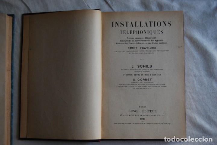 Libros antiguos: LIBROS ANTIGUOS DE REDES TELEF&Oacute;NICAS EN FRANC&Eacute;S - Foto 2