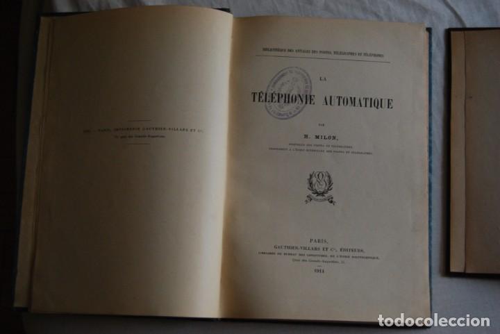 Libros antiguos: LIBROS ANTIGUOS DE REDES TELEF&Oacute;NICAS EN FRANC&Eacute;S - Foto 3