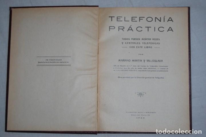 Libros antiguos: LIBRO ANTIGUO DE TELEFON&Iacute;A 1923 - Foto 2