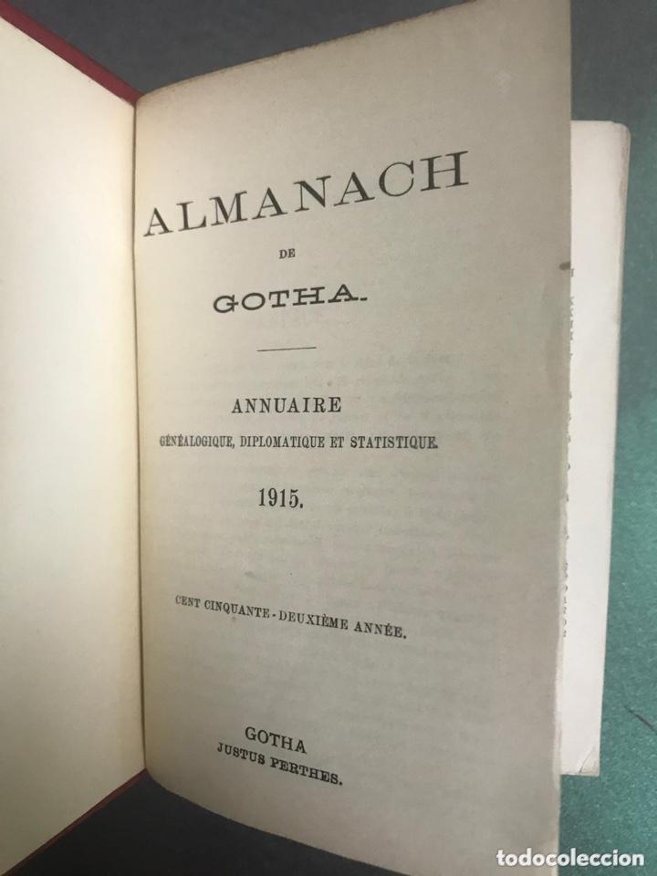 Libros antiguos: Almanach de Gotha 1915 - Foto 3