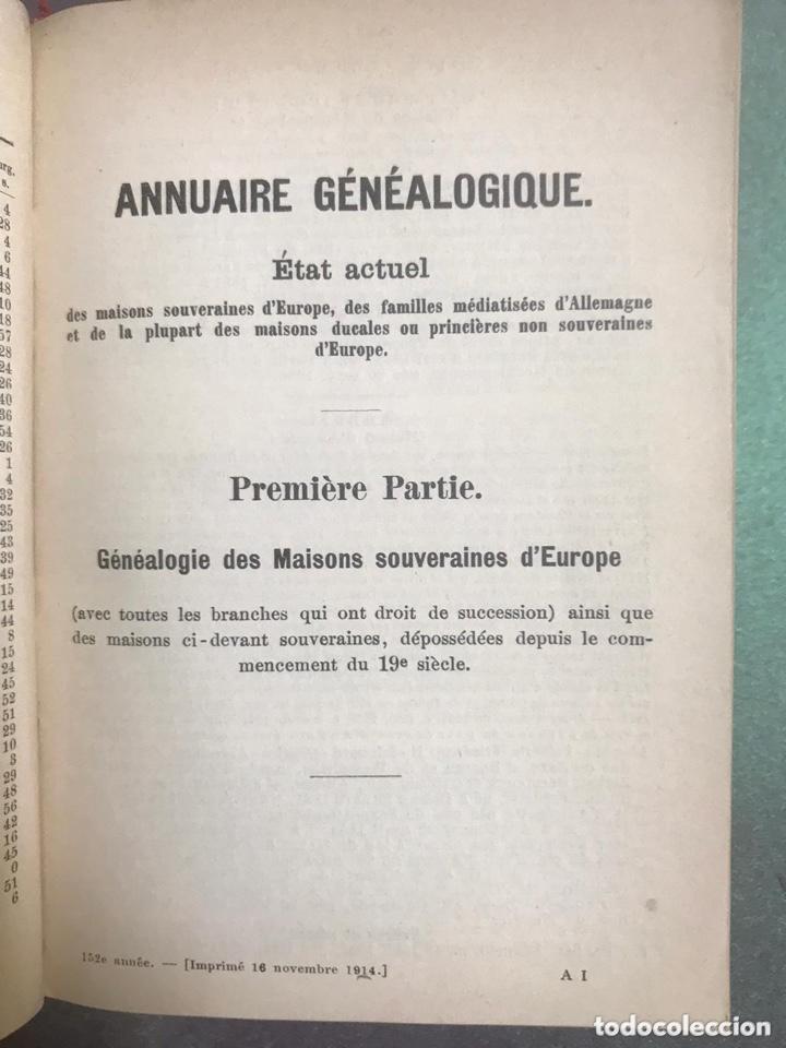 Libros antiguos: Almanach de Gotha 1915 - Foto 4