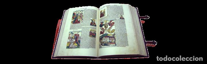 Libros antiguos: Liber Chronicarum - Silo&eacute; (facsimil sin abrir) - Foto 7