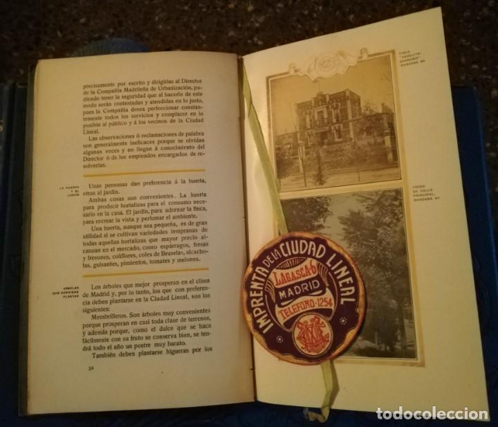 Libros antiguos: DATOS ACERCA DE LA CIUDAD LINEAL. 1911. - Foto 4