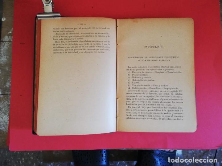 Libros antiguos: FABRICACI&Oacute;N DE CHOCOLATES. 1908 - Foto 4