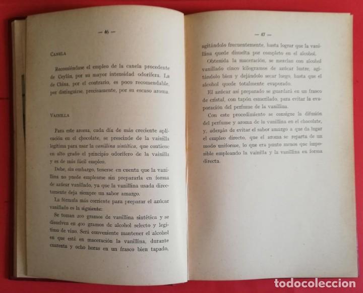 Libros antiguos: FABRICACI&Oacute;N DE CHOCOLATES. 1917. - Foto 3