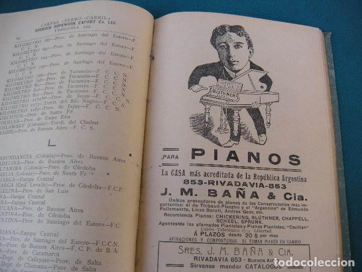 Libros antiguos: GU&Iacute;A DEL CORREO EN ARGENTINA 1911 - Foto 3