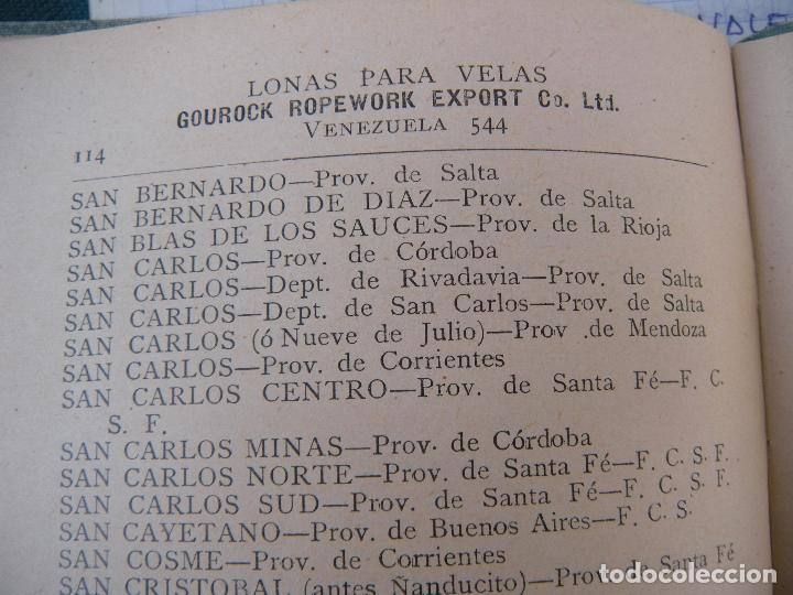 Libros antiguos: GU&Iacute;A DEL CORREO EN ARGENTINA 1911 - Foto 4