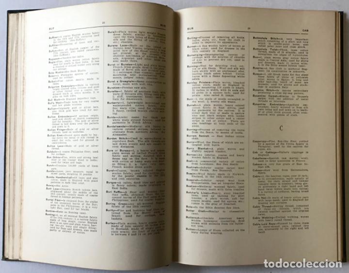 Libros antiguos: DICTIONARY OF TEXTILES. - HARMUTH, Louis. - Foto 3