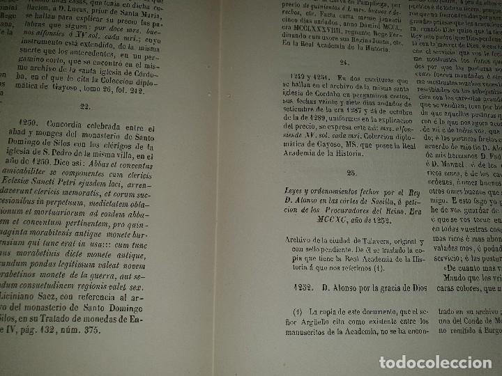 Libros antiguos: Apendice. Extracto de documentos explicando el valor de la moneda que corrio reinos de castilla y... - Foto 3