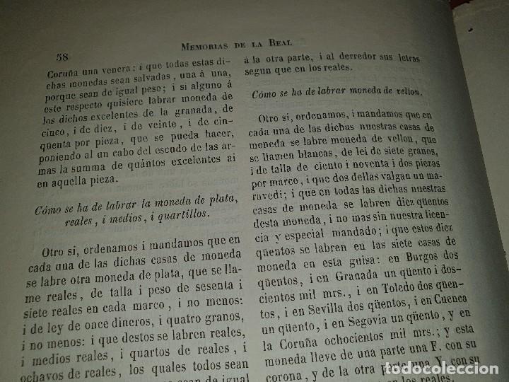 Libros antiguos: Apendice. Extracto de documentos explicando el valor de la moneda que corrio reinos de castilla y... - Foto 6