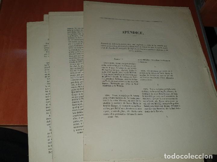 Libros antiguos: Apendice. Extracto de documentos explicando el valor de la moneda que corrio reinos de castilla y... - Foto 7