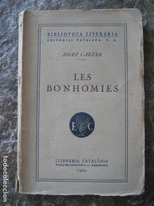 Libros antiguos: josep carner ; les bonhomies - Foto 1