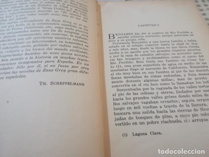 Libros antiguos: R&iacute;o Perdido - Zane Grey - 1&ordf; edici&oacute;n 1929 - Foto 6