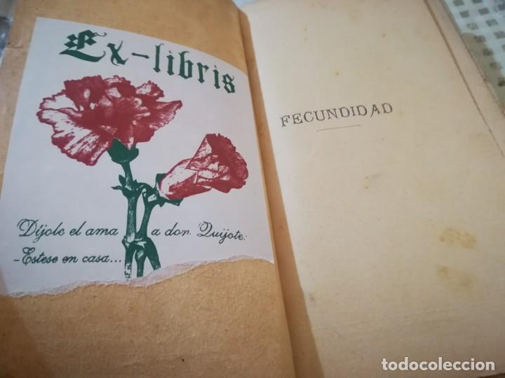 Libros antiguos: Fecundidad - Emilio Zola - 1900 - Foto 3