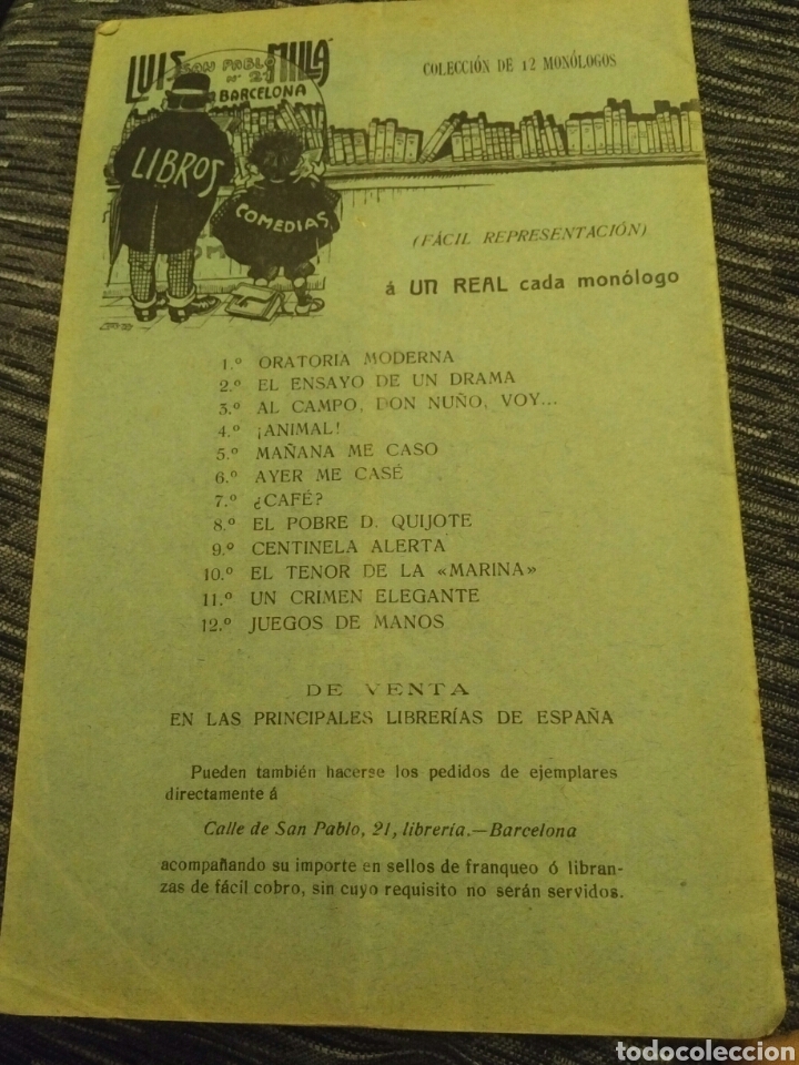 Libros antiguos: El tenor de la Marina. Barcelona, 1907 - Foto 2