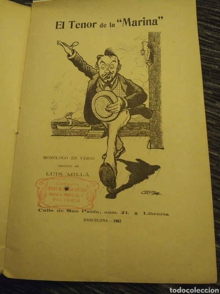 Libros antiguos: El tenor de la Marina. Barcelona, 1907 - Foto 3