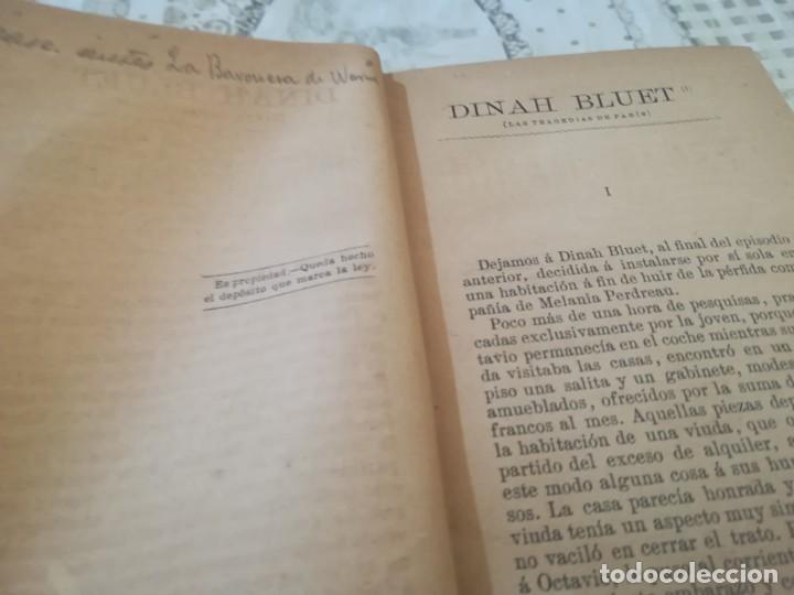 Libros antiguos: Dinah Bluet - Xavier de Mont&eacute;pin - 1886 - Foto 7