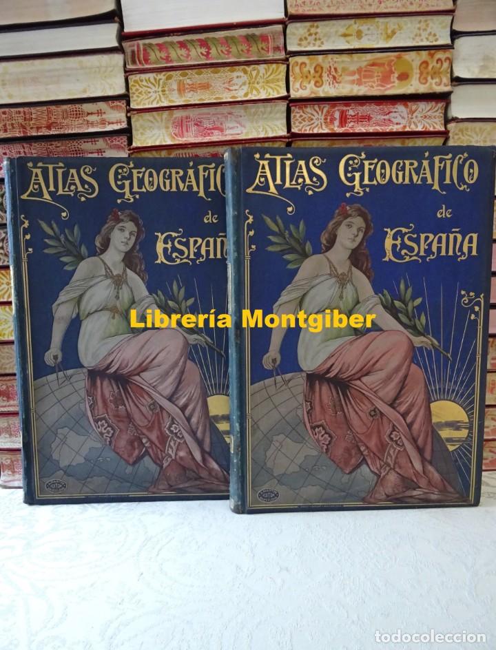 Antiquarische B&uuml;cher: Atlas Geogr&aacute;fico Ibero-Americano. Espa&ntilde;a. Tomo I. Cartas corogr&aacute;ficas cuidadosamente rectificadas ..