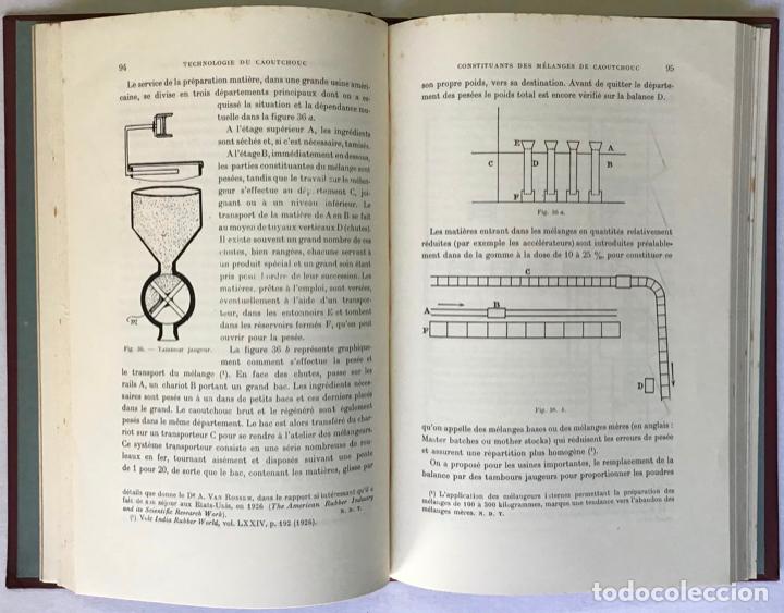 Libros antiguos: LES PROGR&Egrave;S DE LA TECHNOLOGIE DU CAOUTCHOUC. - KIRCHHOF, F. - Foto 3
