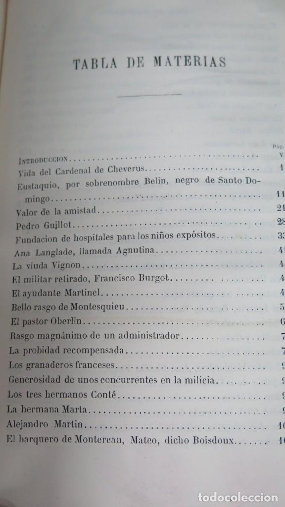 Libros antiguos: 1874.- LOS BUENOS EJEMPLOS O LA MORAL EN ACCION. GARNIER - Foto 6
