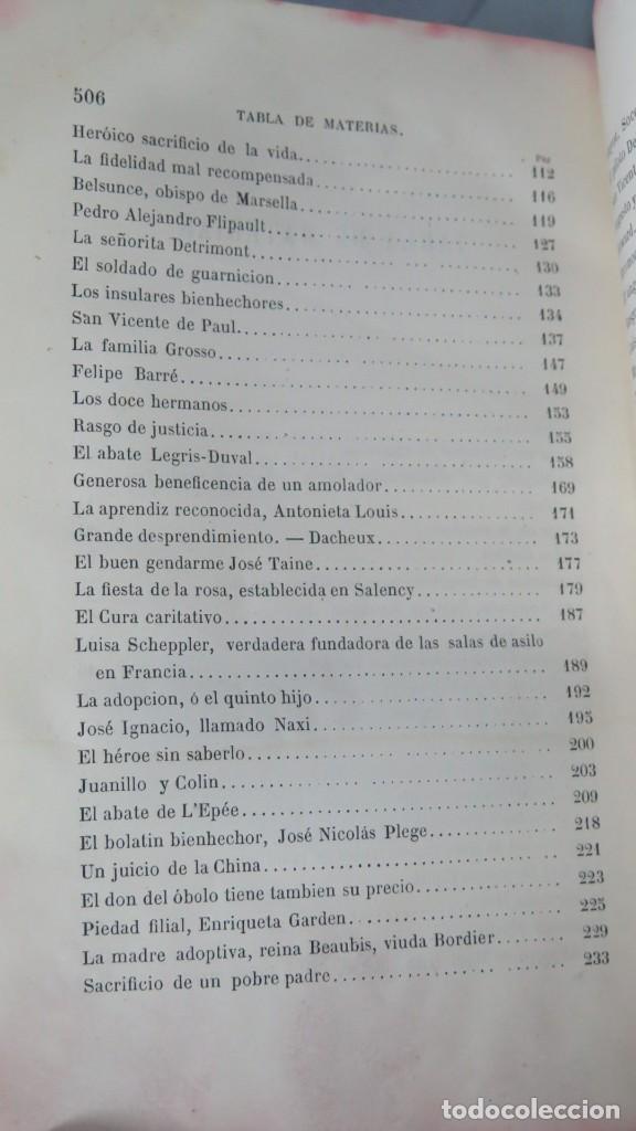 Libros antiguos: 1874.- LOS BUENOS EJEMPLOS O LA MORAL EN ACCION. GARNIER - Foto 7