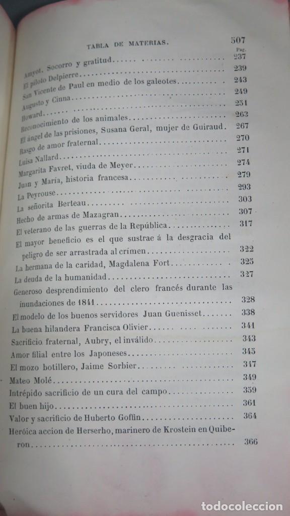 Libros antiguos: 1874.- LOS BUENOS EJEMPLOS O LA MORAL EN ACCION. GARNIER - Foto 8