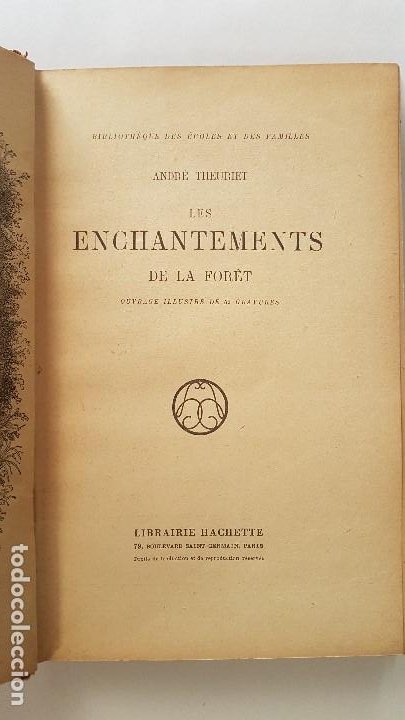 Libros antiguos: Les Enchantements de la Foret. - Theuriet, André - Foto 2 - 212245655