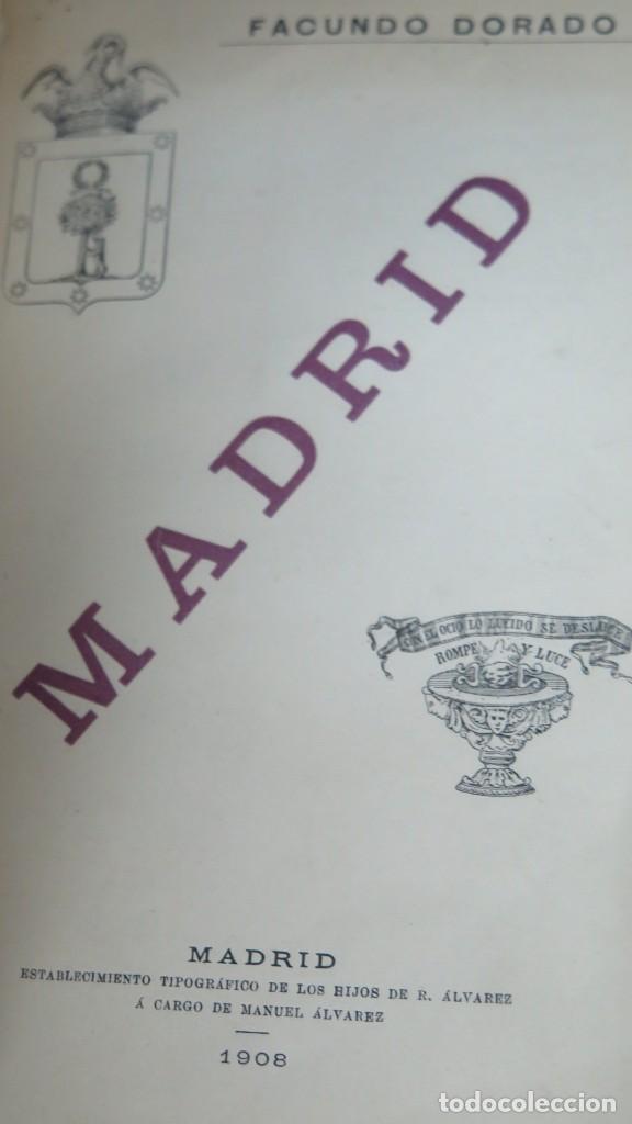 Libros antiguos: 1908.- MADRID. FACUNDO DORADO - Foto 2