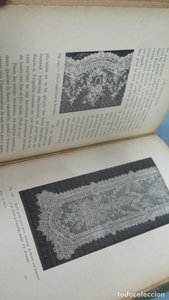 Libros antiguos: 1887.- BRODERIE ET DENTELLES. LEFEBURE - Foto 5