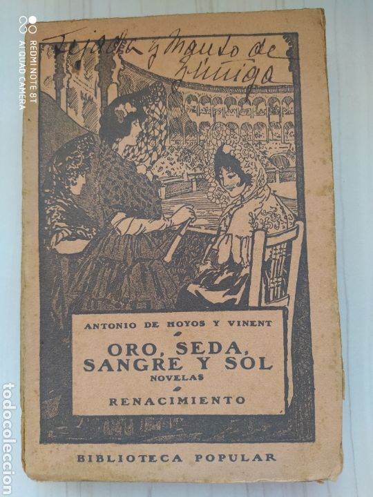 Libros antiguos: HOYOS Y VINENT - ORO, SEDA, SANGRE Y SOL - Foto 1
