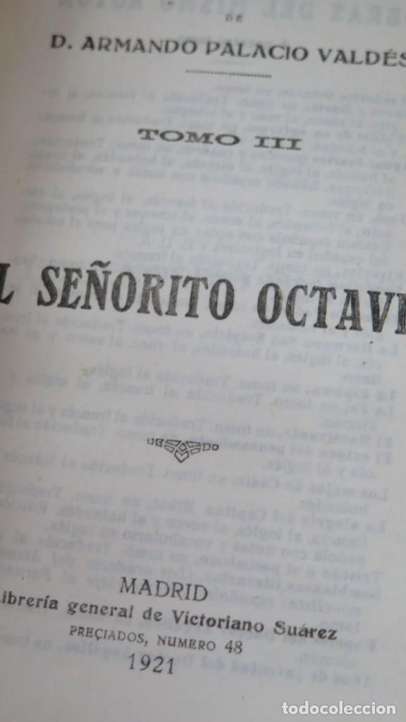 Libros antiguos: 1921.- SE&Ntilde;ORITO OCTAVIO. PALACIO VALDES - Foto 2
