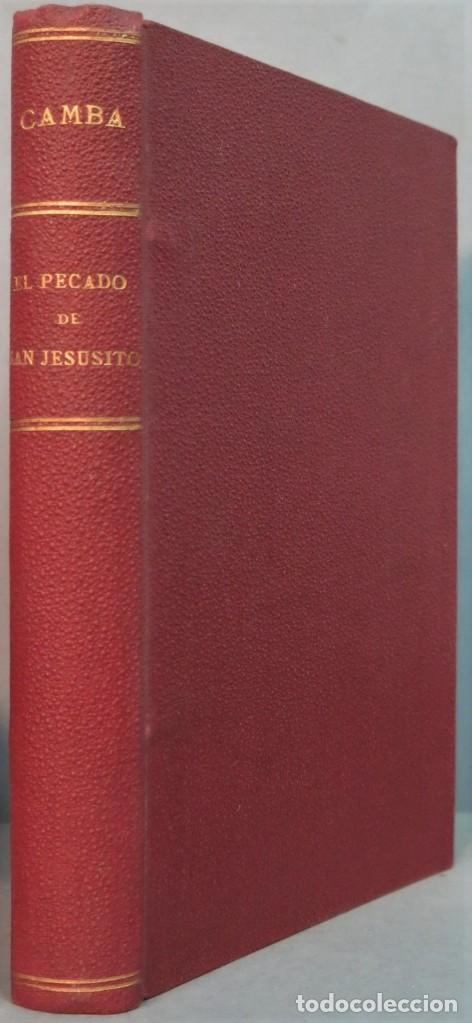 Libros antiguos: EL PECADO DE SAN JESUSITO. CAMBA - Foto 1
