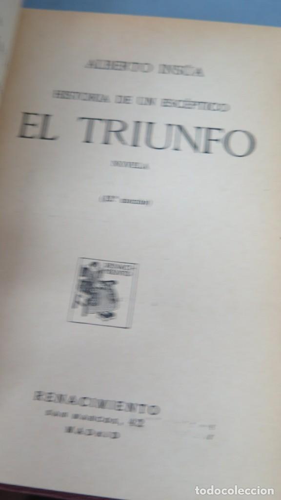 Libros antiguos: EL TRIUNFO. INSUA - Foto 2