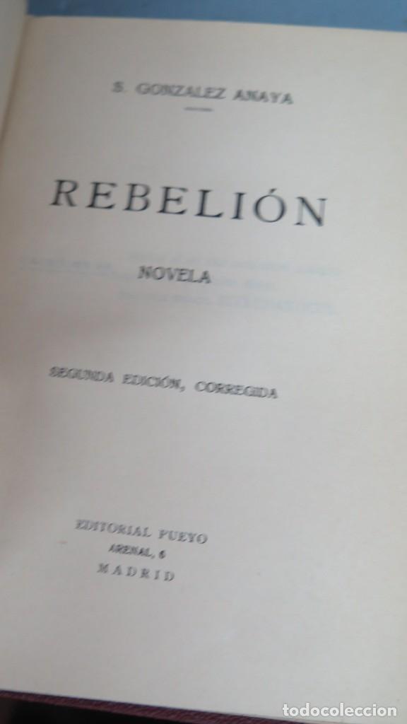 Libros antiguos: REBELION. AMAYA - Foto 2