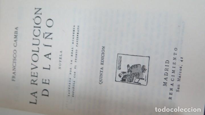Libros antiguos: LA REVOLUCI&Oacute;N DE LAI&Ntilde;O. CAMBA - Foto 2