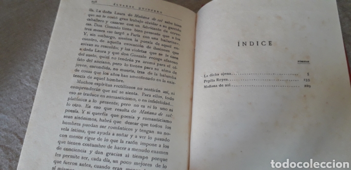 Libros antiguos: TEATRO, ALVAREZ QUINTERO, LA DICHA AJENA, - Foto 4