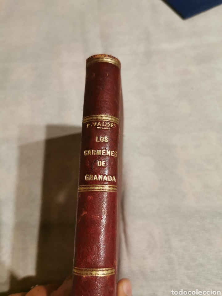 Libros antiguos: Los C&aacute;rmenes de Granada P Vald&eacute;s - Foto 3
