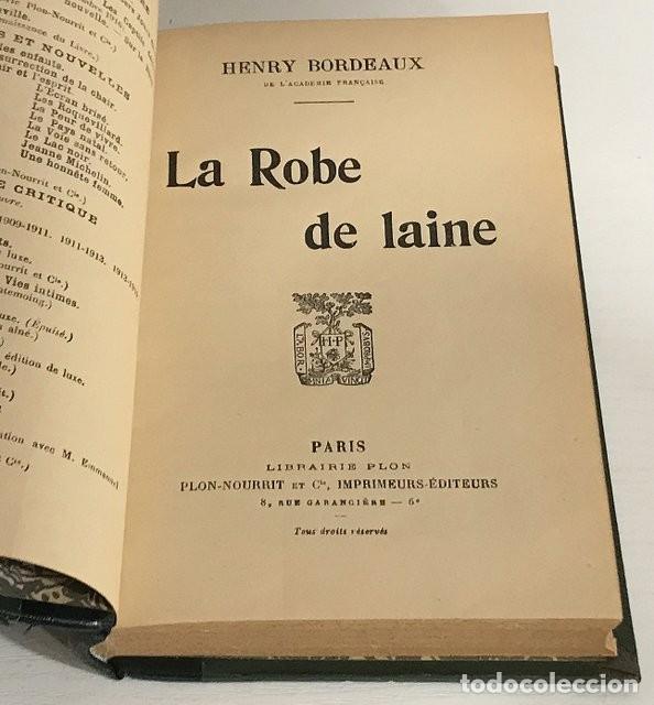 Libros antiguos: BORDEAUX, Henry. La Robe de laine - Foto 2