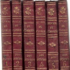 Libros antiguos: CERVANTES –DON QUICHOTTE– 6 VOL- AÑO 1810. Lote 213497001