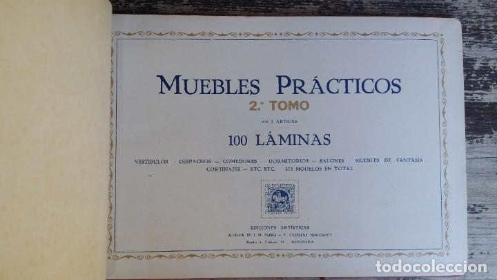 Libros antiguos: LIBRO 100 L&Aacute;MINAS MUEBLES. - Foto 2