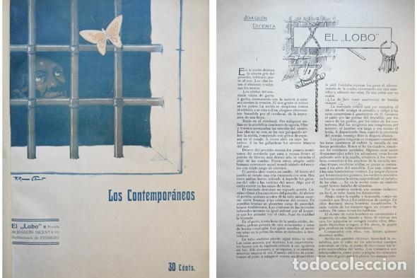 Libros antiguos: DICENTA, Joaqu&iacute;n. El Lobo. Novela. 1909. - Foto 1