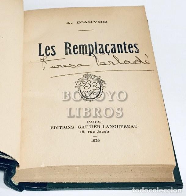 Libros antiguos: DARBOR, A. Les Rempla&ccedil;antes - Foto 2
