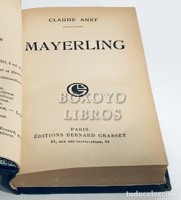 Libros antiguos: ANET, Claude. Mayerling - Foto 2