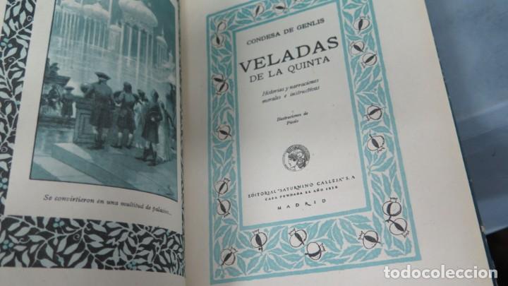 Libros antiguos: VELADAS DE LA QUINTA. ED. CALLEJA - Foto 3