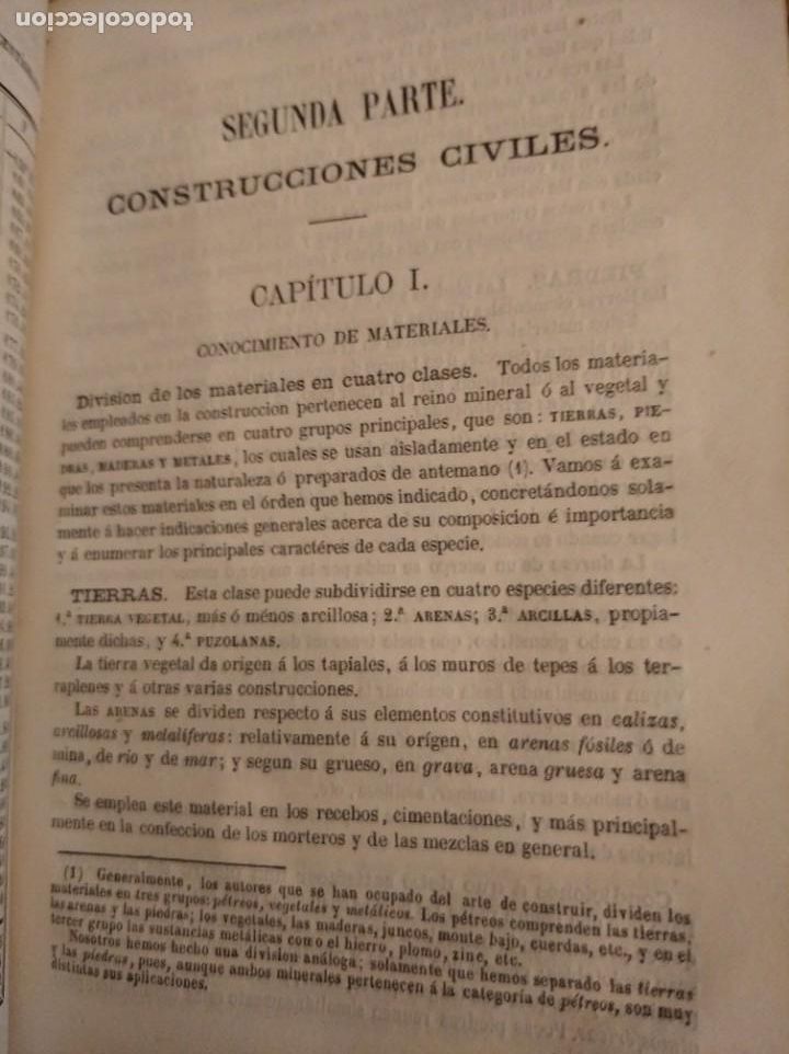 Libros antiguos: L.de la Barcena. Prontuario del constructor. 1870 - Foto 4