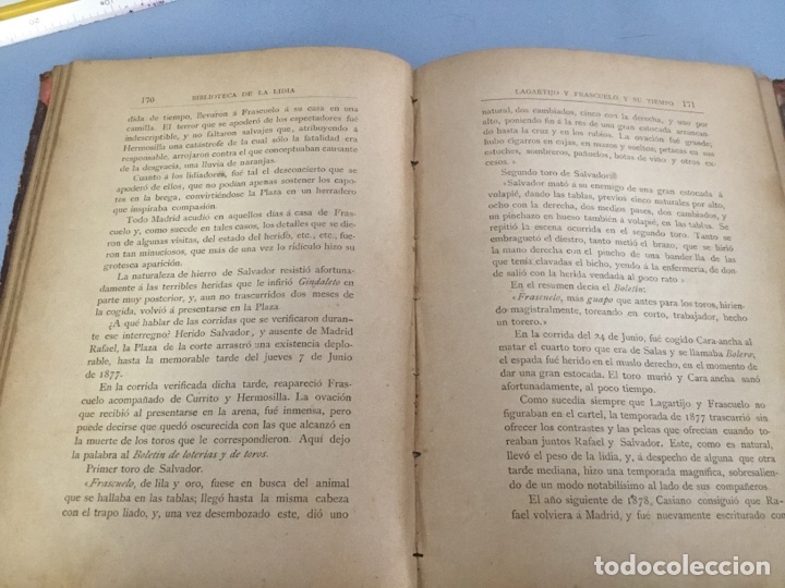 Libros antiguos: LAGARTIJO Y FRASCUELO - Foto 2