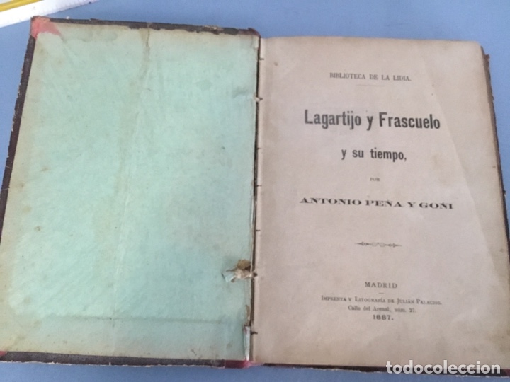 Libros antiguos: LAGARTIJO Y FRASCUELO - Foto 1